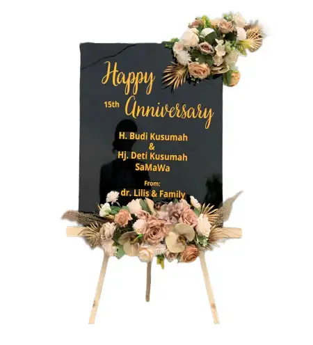 Papan Bunga Akrilik Blimbinggede